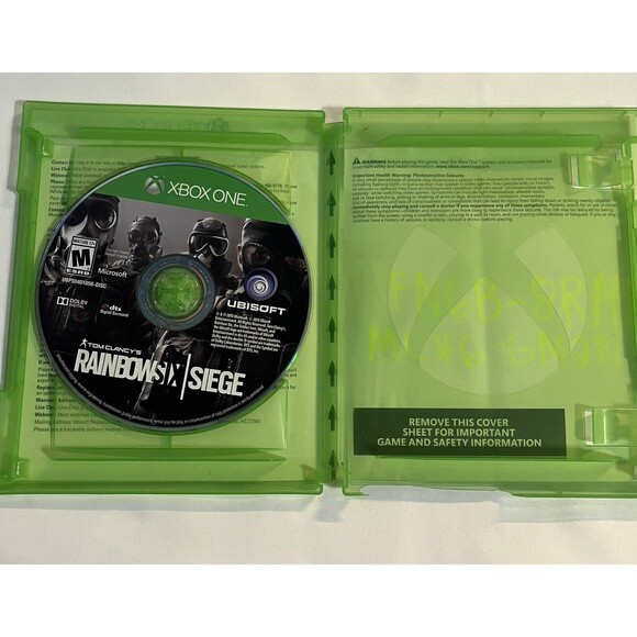 Tom Clancy's Rainbow Six Siege (Xbox One, 2015) Good Condition Tested - Picture 5 of 9